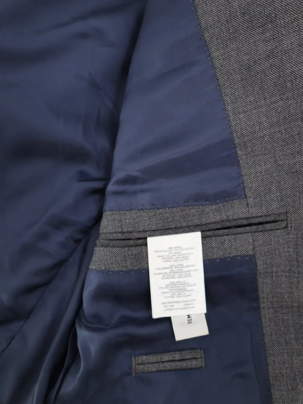 J Crew Sport Coat Mens 34S Ludlow Tollegno 1900 Wool Single Breasted Two Button